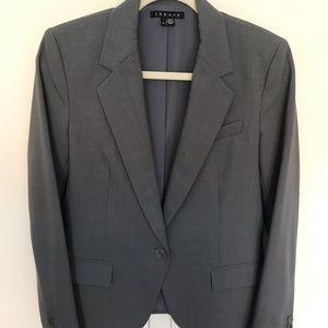 Theory Pants Suit, grey, blazer and pants sz 10